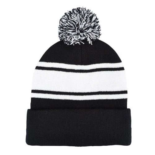 Knit Beanie With Pom Pom