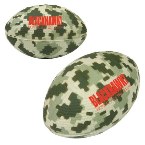 Camo/Digi Camo Football Stress Reliever