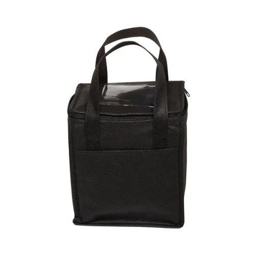 Non-Woven Cubic Lunch Cooler Bag With ID Slot