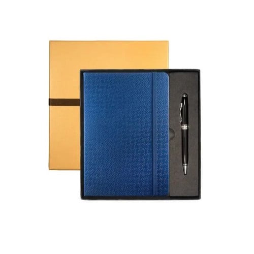 Leeman Tuscany™ Textured Journal And Executive Stylus Pen...