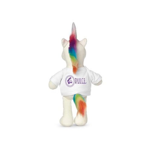 8.5" Plush Unicorn With T-Shirt