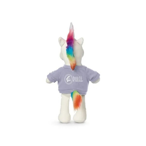 8.5" Plush Unicorn With T-Shirt