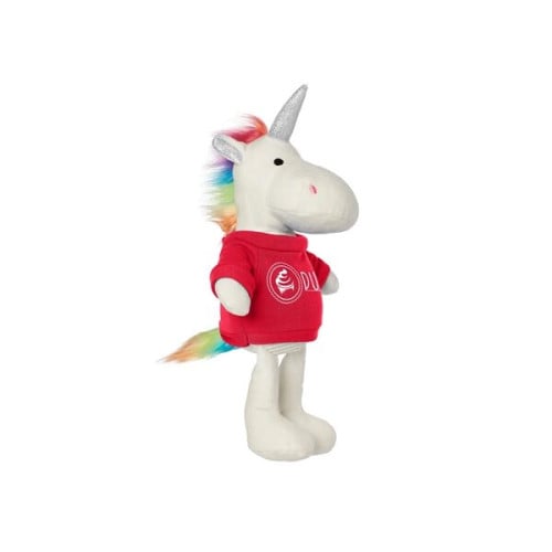 8.5" Plush Unicorn With T-Shirt