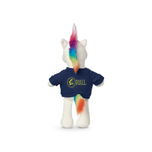 8.5" Plush Unicorn With T-Shirt
