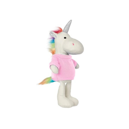 8.5" Plush Unicorn With T-Shirt