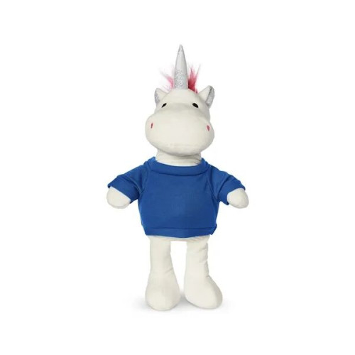 8.5" Plush Unicorn With T-Shirt