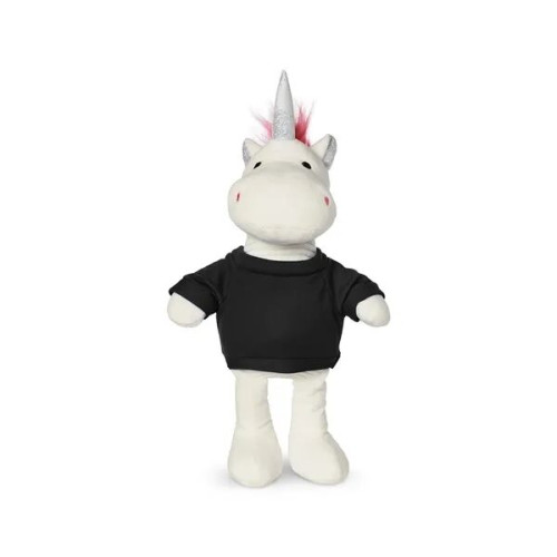 8.5" Plush Unicorn With T-Shirt