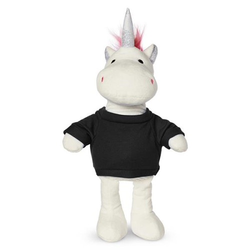 8.5" Plush Unicorn With T-Shirt
