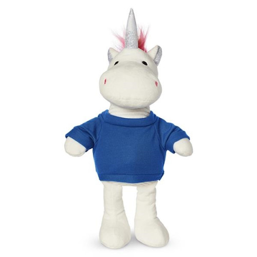 8.5" Plush Unicorn With T-Shirt