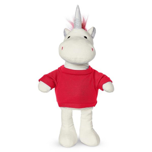 8.5" Plush Unicorn With T-Shirt