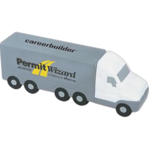 Semi-Trailer Truck Shape Stress Ball