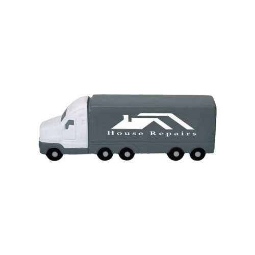 Semi-Trailer Truck Shape Stress Ball