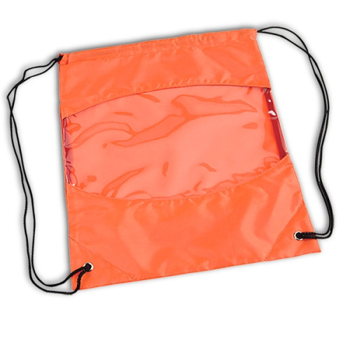 Clear-View Drawstring Bag