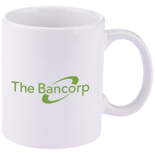 11 oz. Basic C Handle Ceramic Mug.