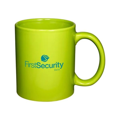 11 oz. Basic C Handle Ceramic Mug.