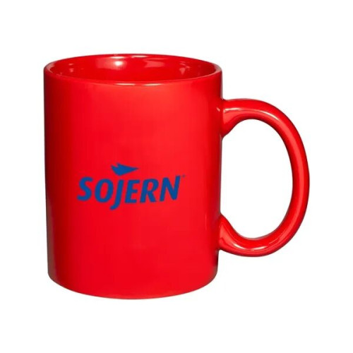 11 oz. Basic C Handle Ceramic Mug.