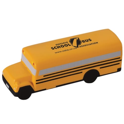 School Bus Shape Stress Ball