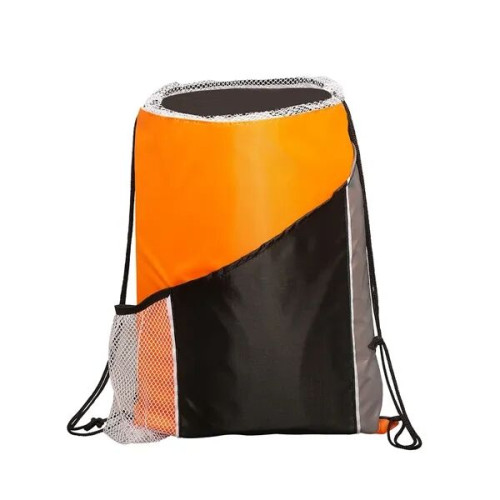 Sprint Angled Drawstring Sports Bag With Pockets