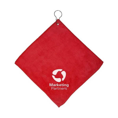 Microfiber Golf Towel With Grommet And Hook