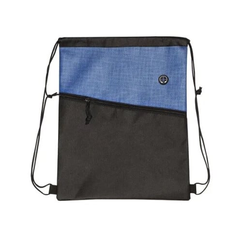 Tonal Heathered Non-Woven Drawstring Backpack