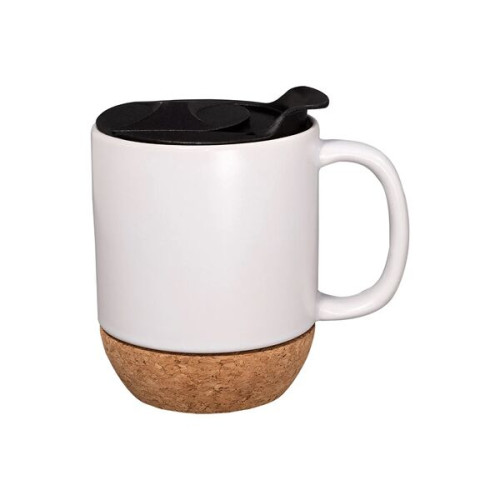 14oz Ceramic Mug With Cork Base