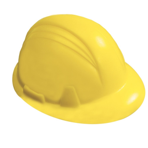 Construction Hard Hat Shape Stress Ball