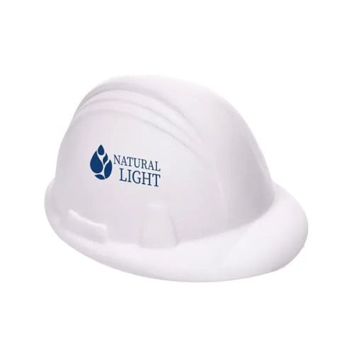 Construction Hard Hat Shape Stress Ball