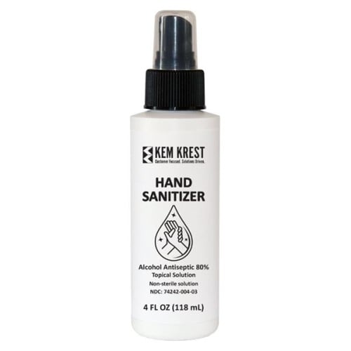 4 oz. Hand Sanitizer Pump Spray