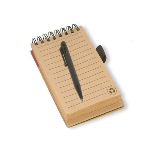 Pocket Note Jotter Notebook & Pen 3" X 5"