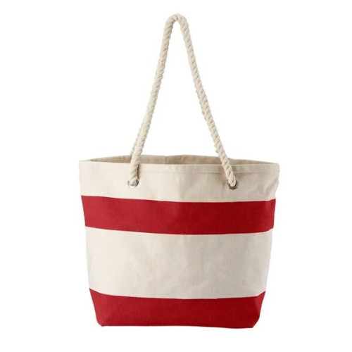 Cotton Resort Tote Bag with Rope Handle