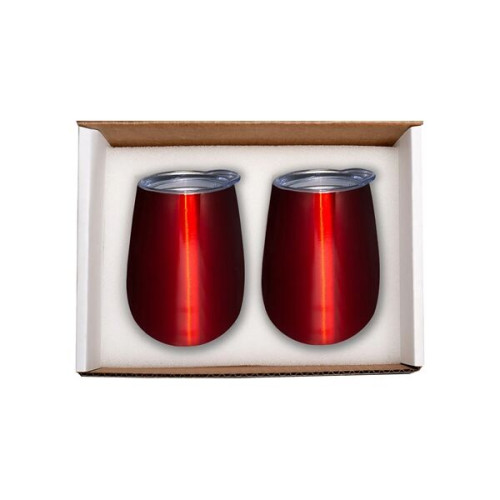 Duo Vacuum Insulated Stemless Wine Tumbler Gif...