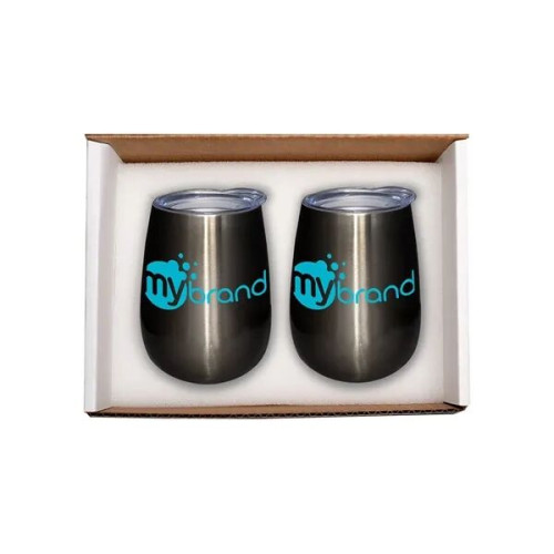 Duo Vacuum Insulated Stemless Wine Tumbler Gif...