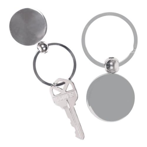 Round Metal Keychain