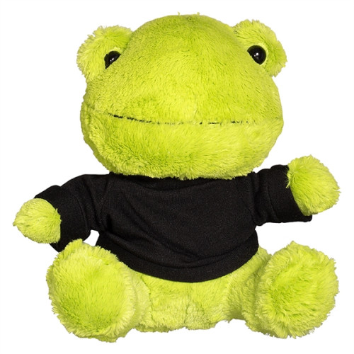 7" Plush Frog with T-Shirt