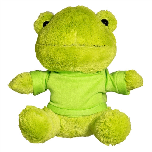 7" Plush Frog with T-Shirt