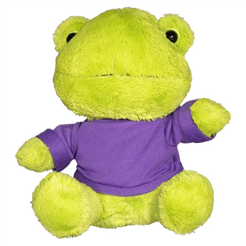 7" Plush Frog with T-Shirt