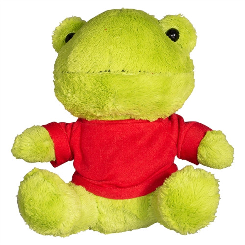 7" Plush Frog with T-Shirt