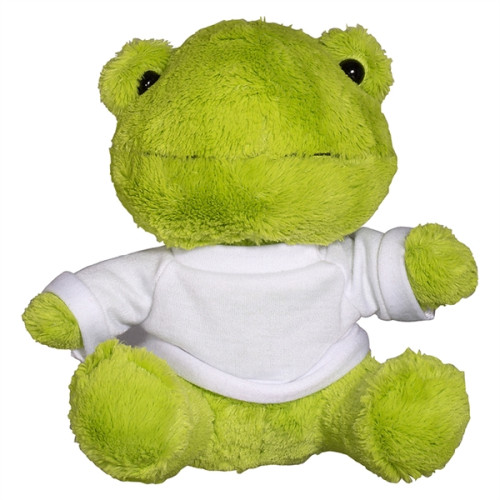 7" Plush Frog with T-Shirt