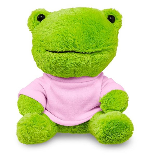 7" Plush Frog with T-Shirt