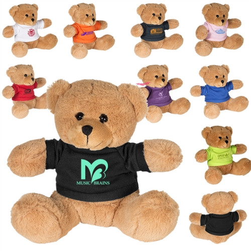 7" Plush Bear With T-Shirt