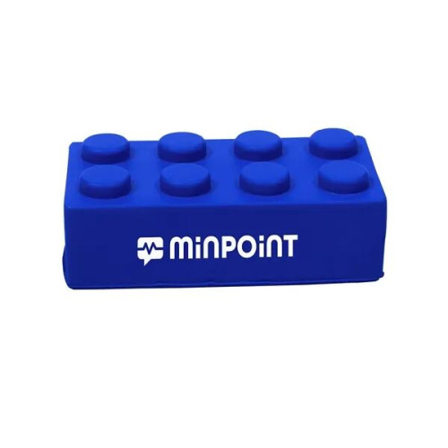 Construction Building Block Shape Stress Ball