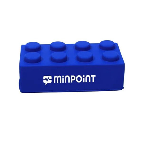 Construction Building Block Shape Stress Ball