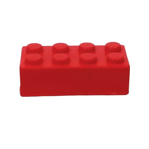 Construction Building Block Shape Stress Ball