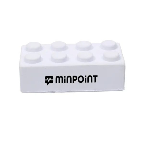 Construction Building Block Shape Stress Ball