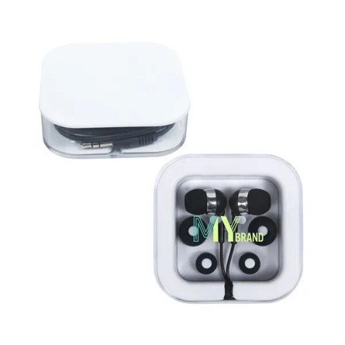 Earbuds In Square Case