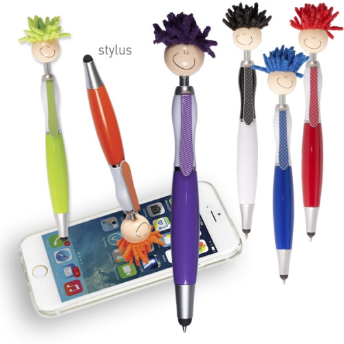 MopToppers Multicultural Screen Cleaner With Stylus Pen
