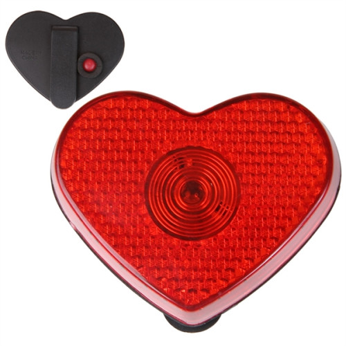 Heart Flashing Clip On Safety Button