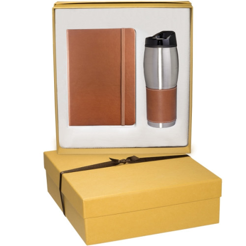 Leeman Tuscany™ Journal And Tumbler Gift Set