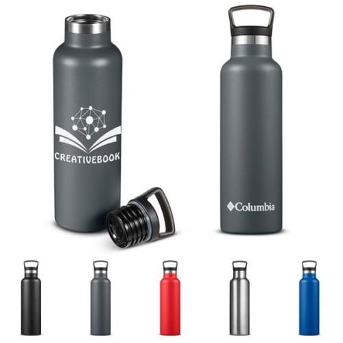 Columbia® 21 fl. oz. Double-Wall Vacuum Bottle with Loop Top