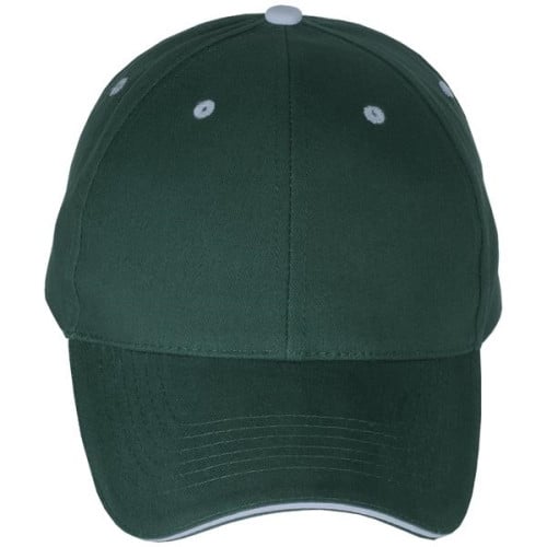 6 Panel Structured Cap with Sandwich Visor